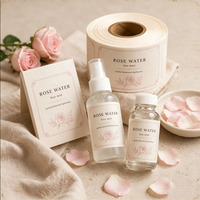 Étiquettes en rouleau imprimées sur mesure, autocollants en vinyle imperméables pour pots de bougies, flacons cosmétiques, emballages de produits pour petites entreprises