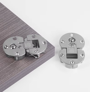 Charnière en alliage de zinc à 180 degrés, réglable, pour <span class=keywords><strong>table</strong></span> pliante, charnière dissimulée pour <span class=keywords><strong>table</strong></span> basculante, charnière ronde – Vente chaude - Product Image 1