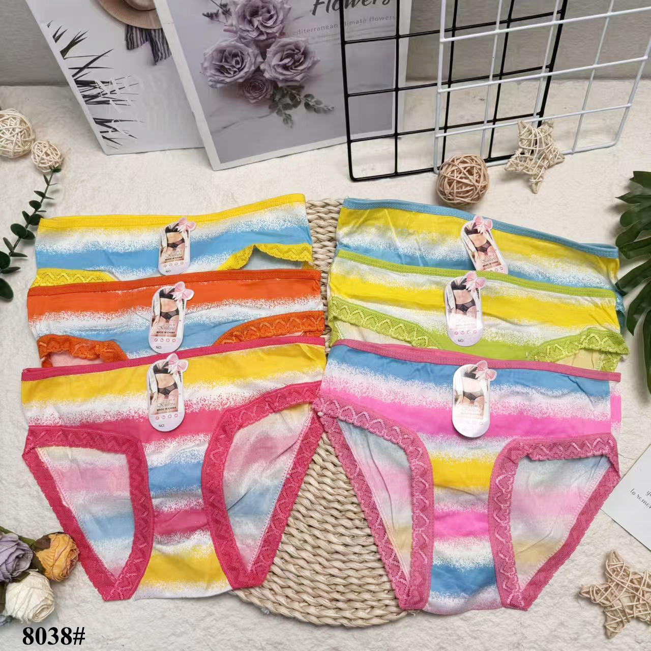 สีส้ม (8038# คละสี ตามภาพ)