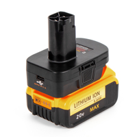 Adaptateur de batterie Urun Chargeur USB DM18GL Convertisseur pour Dewalt pour Milwaukee 18v Batterie Li-ion Fonctionne pour Craftsman 19.2V Outil