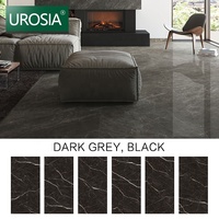 Luxe 600X1200 Mm Noir Carreaux de Porcelaine Pleine Masse Matériaux De Construction Carrelage Noir