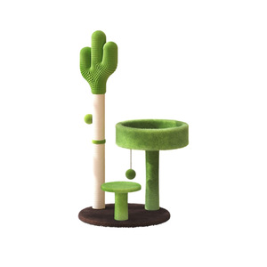Cactus <b>Cat</b> <b>Tree</b> Sisal Scratcher Wear Resistant For <b>Cats</b> <b>Small</b> Size - Product Image 2