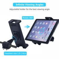 Plus récent 360 Degrés multi-fonction Support D'appuie-Tête De Voiture Support de Montage Pour Tablette iPad Voiture Siège Arrière Support De Téléphone Cellulaire