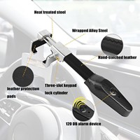 Verrou de volant de voiture universel, alarme de sécurité antivol pour voiture, verrou de sécurité rétractable, protection antivol, verrous en T
