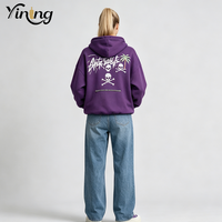   Hoodie court brodé motif crâne et palmier pour femme, style streetwear Y2K, service OEM ODM, petite série personnalisée, sans stock