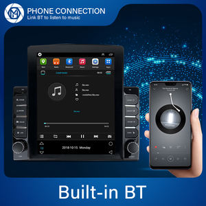 Pemutar Mp5 Mobil 9.7 Inci, Pemutar Dvd Mobil FM Wifi Bluetooth Android Mp5 Navigasi GPS Layar Sentuh Kapasitif Vertikal Universal - Product Image 4