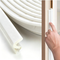 Bande d'étanchéité en mousse PU de type fente pour porte et fenêtre en bois, coupe-vent, imperméable et écologique