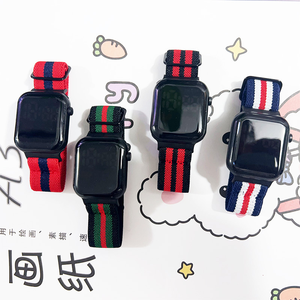 2025 도매 새로운 도착 저렴한 만화 LED 사각형 나일론 스트랩 어린이 LED 디지털 시계 스마트 시계 선물 - Product Image 5