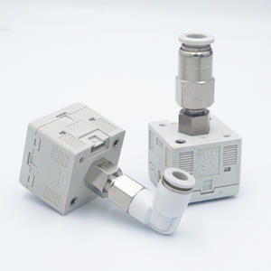 อะแดปเตอร์เกจวัดความดันแบบดิจิตอลทองแดงและพลาสติก ข้อต่อตรงเกลียวใน สำหรับรุ่น PCF/PLF4/6/8/10/12 หมายเลข 01/02/03/04 - Product Image 1