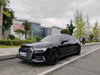 Audi A6L 55 TFSI Quattro Flagship Sedan 2020, 3.0T V6 AWD, voiture de luxe d'occasion, faible kilométrage, prête à être expédiée dans le monde entier