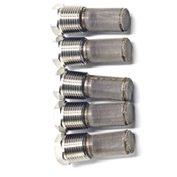 Filter silinder layar lasan ulir baja tahan karat kualitas tinggi kustom