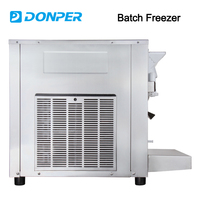 Nouvelle congélateuse commerciale BTY7120 pour glace dure, gelato, lait, fruits, maïs, capacité de 5,4 L, utilisation en restauration, boulangerie