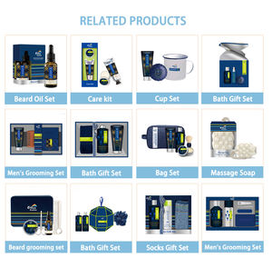 Gel <span class=keywords><strong>douche</strong></span> en mousse aux acides aminés pour le corps <span class=keywords><strong>coffret</strong></span> cadeau shampoing et essentiels de <span class=keywords><strong>bain</strong></span> pour hommes - Product Image 2