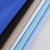 Chemise de travail en coton Dacron vert foncé fluorescent T/C popeline uniforme en tissu kaki avec 100% coton