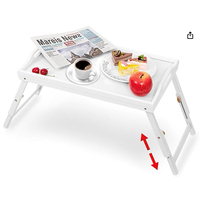 Support d'ordinateur portable réglable et portable, table pliable pour ordinateur portable, plateau de petit-déjeuner pour canapé avec pieds