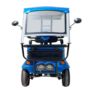 Nouveau modèle 2026 : Voiturette électrique 3 places à 4 roues 800W avec carrosserie ABS – Mini véhicule électrique et scooter de mobilité pour centres de villégiature, parcs et campus - Product Image 5