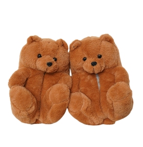 <span class=keywords><strong>Pantofole</strong></span> a Forma di Orsacchiotto in Peluche, Scarpe in Cotone Cartoon per l'Inverno - Product Image 3