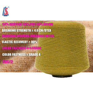 Hilo de Mohair Angola Teñido, Esponjoso y Peludo, Mezcla de Acrílico 52%, PBT 20%, Nylon 28%, para Máquina de Tejer 7GG <span class=keywords><strong>9GG</strong></span>, Salud 28S/2 - Product Image 1