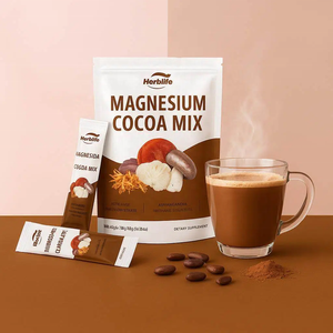 Mezcla de Cacao Caliente con Magnesio y Ashwagandha, Suplementos Naturales para Relajar el Estado de Ánimo y Calmar la Mente, a Base de Plantas, Keto, Halal, Haccp OEM - Product Image 5