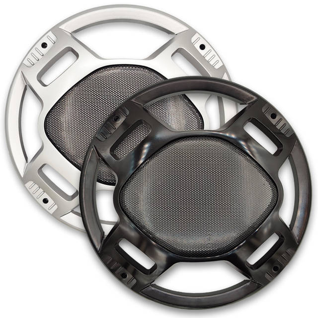 Professional 12 Inch Car Speaker Grille Used for 3" 4" 5" 6" 6.5" 8" 10" 12" Circle Silvery Black Decorative Metal Mesh Cover
