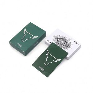 Chinese Manufactory Wholesale Customized Playing Cards Pvc Own Design <b>Plastic</b> Paper Poker Card Game - Product Image 1