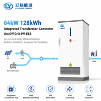 Gabinete de Almacenamiento de Energía Todo en Uno con Batería de Iones de Litio, Conexión CC, Fuera de la Red, Protección IP54 y Capacidad de 1028 kWh