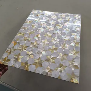 Não-tóxico, insípido adesivo adesivo papel 3M auto-adesivo mármore Carrara branco alumínio plástico mosaico