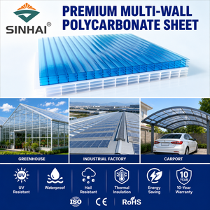 Lámina Hueca Multicapa de <span class=keywords><strong>Policarbonato</strong></span> de Diferentes Espesores (8mm, 10mm, 12mm, 16mm) para Techos y Construcción Universal - Product Image 4