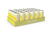 Caja de Papel para Empaque de Bebidas, Personalizable con su Diseño, Reutilizable, Ecológica, Paquete de 6 Unidades, para Venta Minorista de Refrescos y Agua con Gas