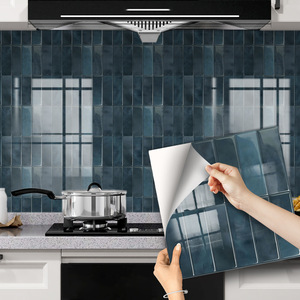 6 pièces/ensemble, autocollants muraux en PVC imperméables et anti-huile <span class=keywords><strong>pour</strong></span> cuisine et <span class=keywords><strong>salle</strong></span> <span class=keywords><strong>de</strong></span> <span class=keywords><strong>bain</strong></span>, autocollants muraux autocollants épais, vente chaude - Product Image 6