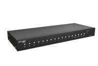 Commutateur KVM IP intégré 8 ports haute densité pour plusieurs ordinateurs avec câble LAN Cat5 Cat5e Cat6