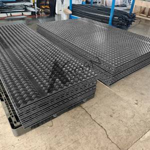 Tapis de chantier temporaire en UHMWPE renforcé composite, durée de vie prolongée, solution économique pour chantier - Product Image 3