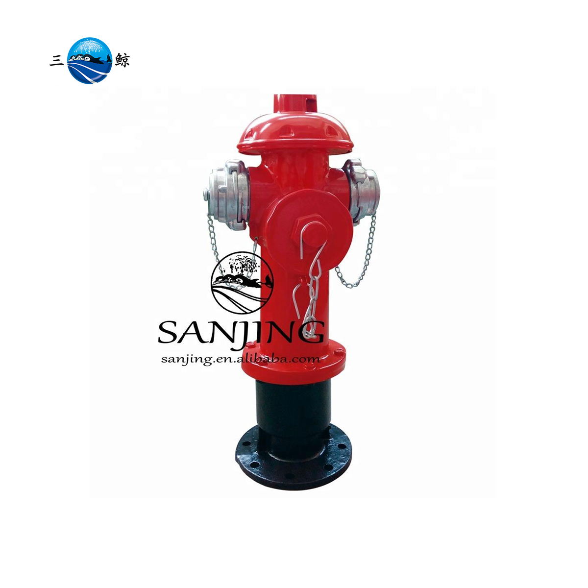 Good Quality Ductile Cast Iron Ground Water Supply System Pillar Hydrant With French Adapter