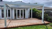 Gazebo motorisé moderne d'extérieur Pergola aluminium bioclimatique Kit de serre de jardin à faible coût