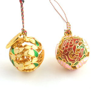 ของขวัญสุดฮิตปี 2026 กระดิ่งหยกกระต่ายพระจันทร์ กระดิ่งแขวนรูปปลาคาร์ฟ กระดิ่งเชอร์รี่ ของตกแต่งแขวน กระดิ่งลม - Product Image 3