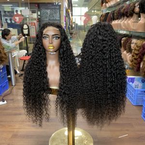 Perruque à Ondes d'Eau de Couleur Naturelle, Cheveux Vierge Non Traités, Grade 12A, 30 Pouces, Perruques avec Fermeture 4X4, Cheveux Humains - Product Image 1