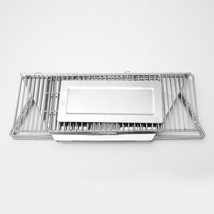 Barbecue pliant en acier inoxydable Lifepro Outdoor, taille moyenne, style coréen, au charbon de bois, pour la maison, la plage et le camping - Product Image 2