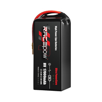 Batterie Li-po Racepow 25C haute tension, haute autonomie, 500+ cycles de vie, 17000mAh 17Ah 6S 22.8V 12S 45.6V pour drones agricoles de pulvérisation