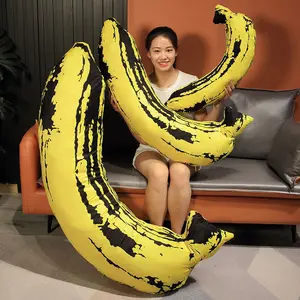 Simulation créative banane Andy Warhol avec le même modèle littéraire oreiller lit canapé coussin créatif coussin cadeaux