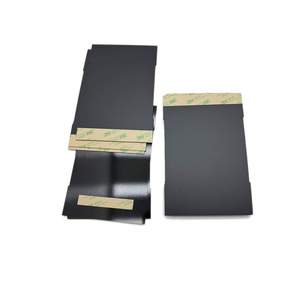 Custom CNC Machined Black PVC <b>Mylar</b> <b>Sheet</b> With 3M 468MP Adhesive For Electronics Insulation - Product Image 2