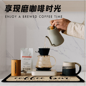 Tableros de cocina de diatomita suave y escurridor de mostrador de <span class=keywords><strong>bar</strong></span>, alfombrilla de secado, almohadillas de aislamiento térmico para máquina de café, almohadillas absorbentes - Product Image 5