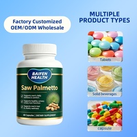 Capsules de suppléments pour hommes en marque blanche OEM/ODM : Soutien naturel à la prostate et au bien-être urinaire avec du palmier nain et des graines de citrouille