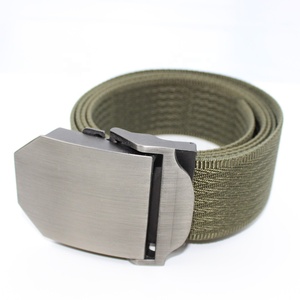 Logotipo personalizado impreso Metal de aleación de Zinc de lona hebilla de cinturón - Product Image 6