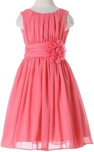 Robes de demoiselles <span class=keywords><strong>d</strong></span>'<span class=keywords><strong>honneur</strong></span> pour filles, robes de demoiselles <span class=keywords><strong>d</strong></span>'<span class=keywords><strong>honneur</strong></span> juniors, élégantes, à volants, en mousseline de soie, longueur thé, imprimées, importées - Product Image 3