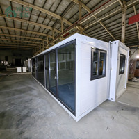 Rumah Kontainer Modular yang Dapat Diperluas, Rumah Prefabrikasi Australia, Pondok Prefab, Rumah Lipat dengan Dapur dan Kamar Mandi 30 kaki