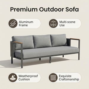 Set di Divani da Esterno Moderni e di Alta Qualità, Arredamento da Giardino per Cortili, Hotel e Parchi - Product Image 2