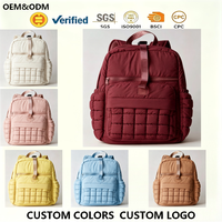 Sac à dos de maternité multifonctionnel imperméable en nylon grande capacité avec port USB, antivol et isotherme pour couches et soins de bébé
