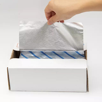 Feuilles de papier aluminium pré-découpées, revêtues, de qualité alimentaire, 500 unités, papier d'emballage alimentaire, 9x10,75 pouces