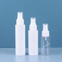 Flacon pulvérisateur vide personnalisé en plastique réutilisable pour voyage, avec pompe à brume fine, pour parfum, sérigraphie