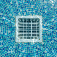 LanVol Schwimmbad Anti-Saug-Hauptablaufabdeckung Langlebiger Hochwertiger ABS-Kunststoff Sicherheits-Zubehör für Eingelassene Pools